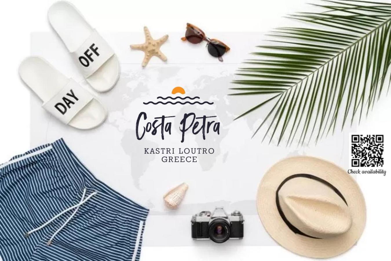 Costa Petra - Luxury Seaside Cottage With Garden - Vacation House For Families In Greece Néa Meságkala Exterior foto